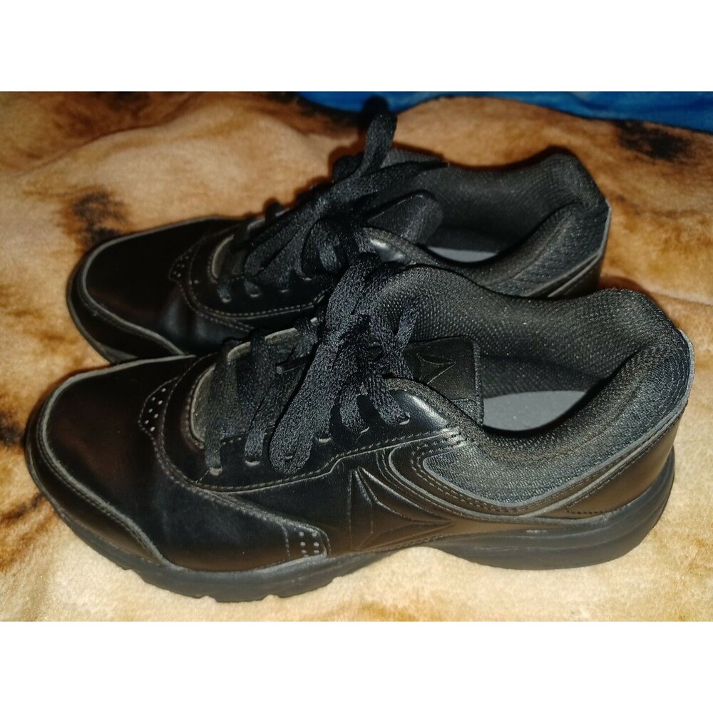 Reebok Women's Oil & Slip Resistant Black Work Shoe Size 7